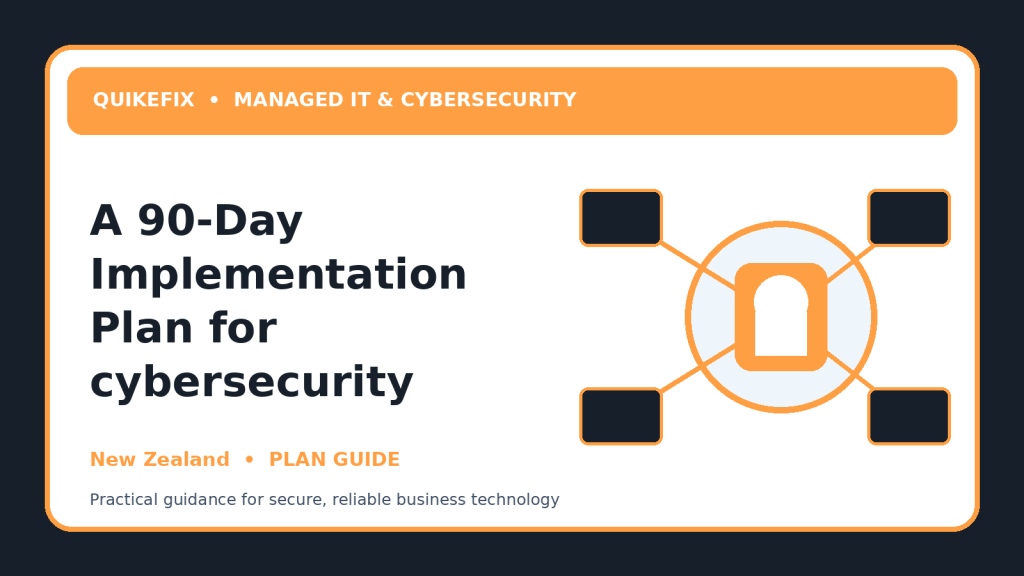 A 90-Day Implementation Plan for cybersecurity services New Zealand