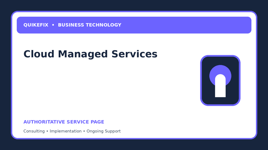 Cloud Managed Services