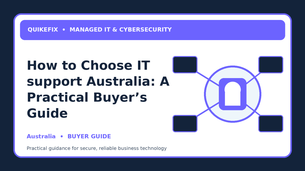 How to Choose IT support Australia: A Practical Buyer’s Guide