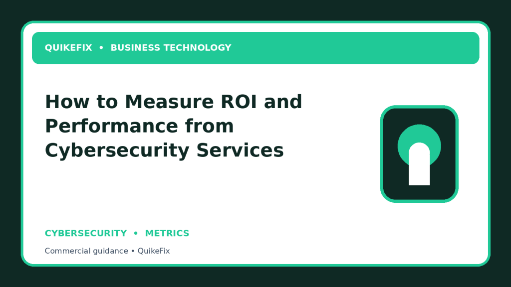 How to Measure ROI and Performance from Cybersecurity Services
