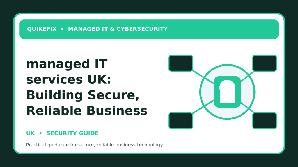 managed IT services UK: Building Secure, Reliable Business Operations