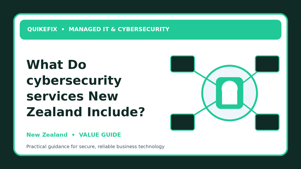 What Do cybersecurity services New Zealand Include? Cost, Value and Scope Explained