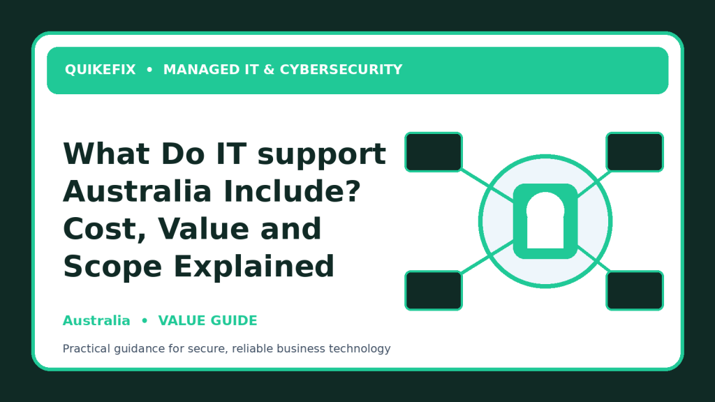 What Do IT support Australia Include? Cost, Value and Scope Explained