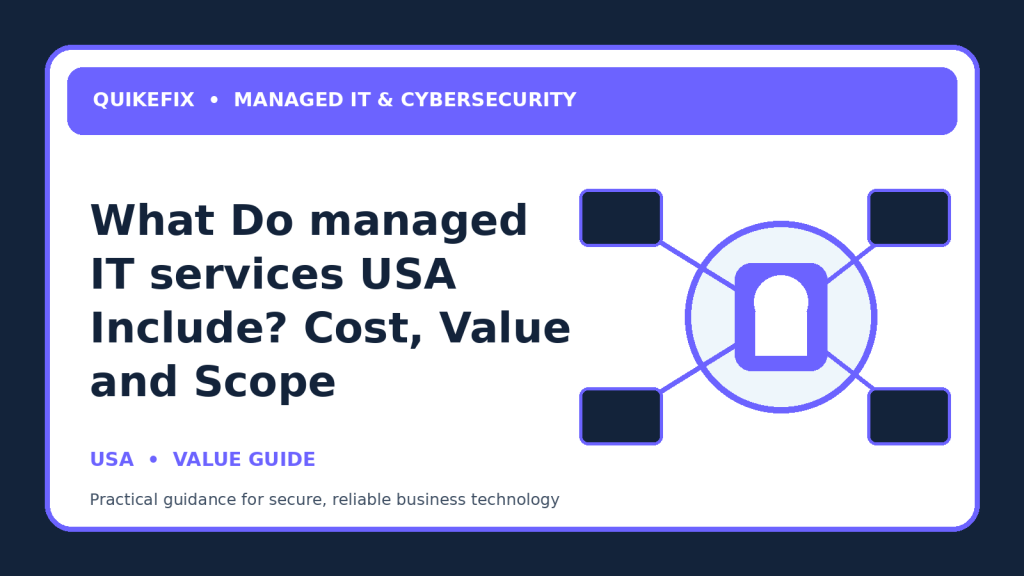 What Do managed IT services USA Include? Cost, Value and Scope Explained