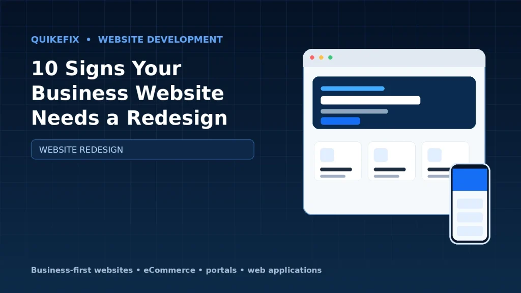 10 Signs Your Business Website Needs a Redesign