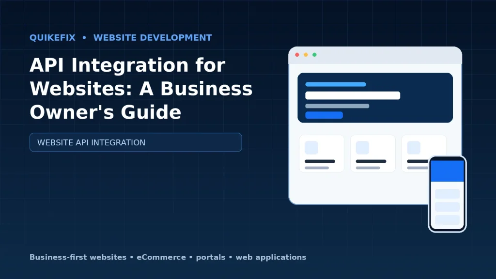 API Integration for Websites: A Business Owner’s Guide