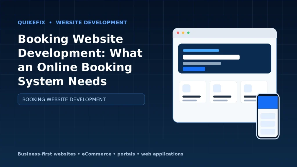 Booking Website Development: What an Online Booking System Needs