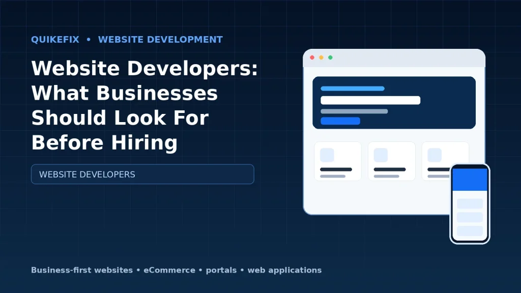 Website Developers: What Businesses Should Look For Before Hiring