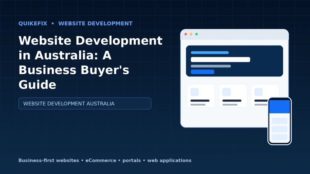 Website Development in Australia: A Business Buyer’s Guide