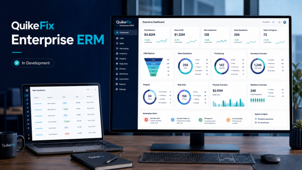 QuikeFix Enterprise ERM – Unified Business Management Platform