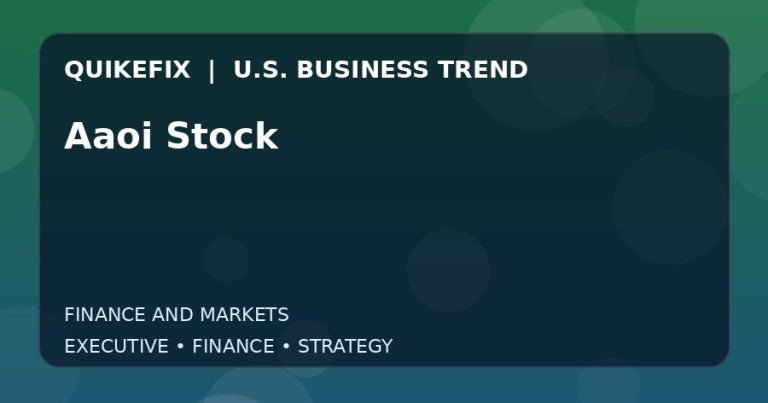 The Business Impact of Aaoi Stock in the United States