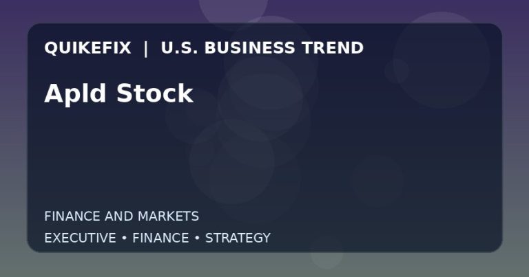 Apld Stock: Business Risks, Opportunities and Next Steps