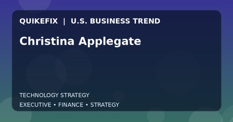 Christina Applegate Explained for Executives and Finance Teams