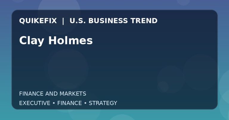 Clay Holmes: What U.S. Business Leaders Should Know