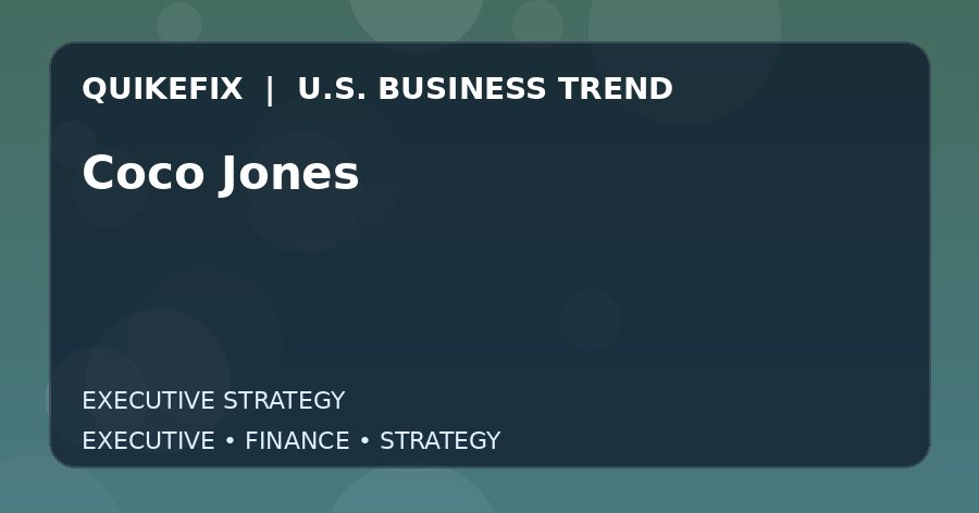 Why Coco Jones Matters to U.S. Decision-Makers