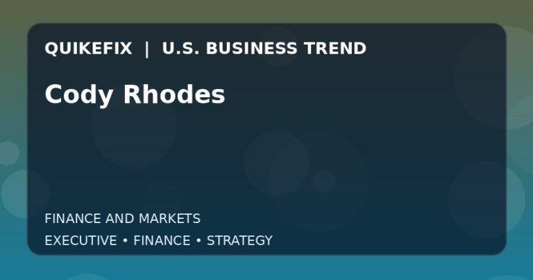 The Business Impact of Cody Rhodes in the United States