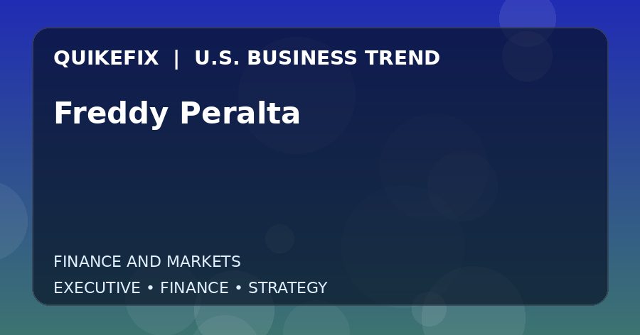 Freddy Peralta U.S. business and finance trend analysis