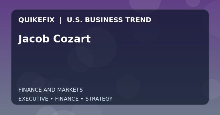 The Business Impact of Jacob Cozart in the United States