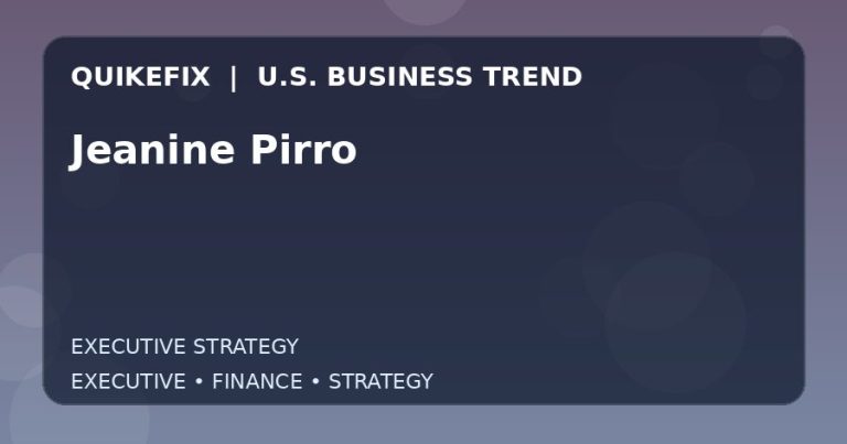 Jeanine Pirro: What U.S. Business Leaders Should Know