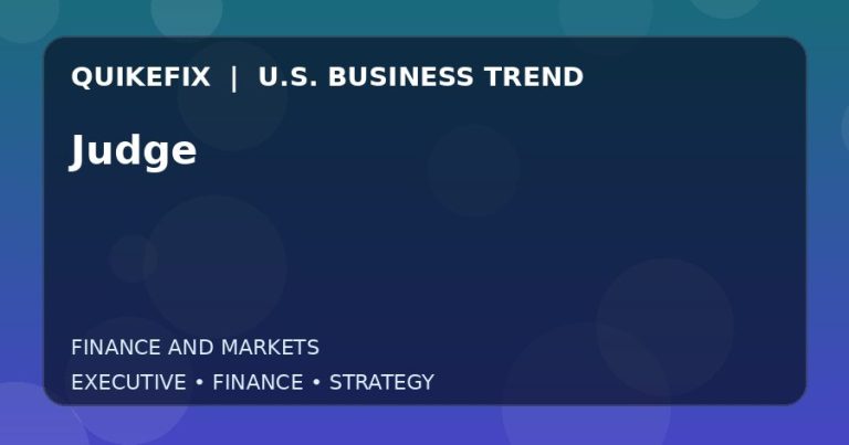 Judge Explained for Executives and Finance Teams