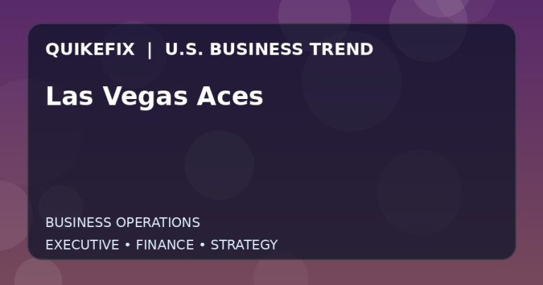 Why Las Vegas Aces Matters to U.S. Decision-Makers