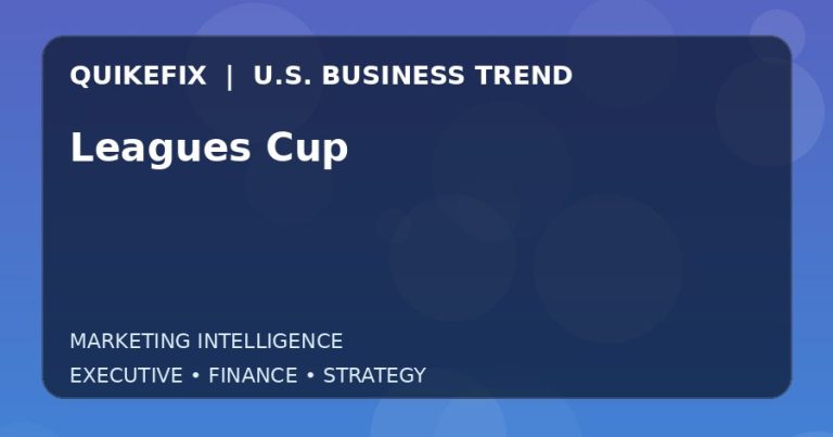 Leagues Cup: What U.S. Business Leaders Should Know