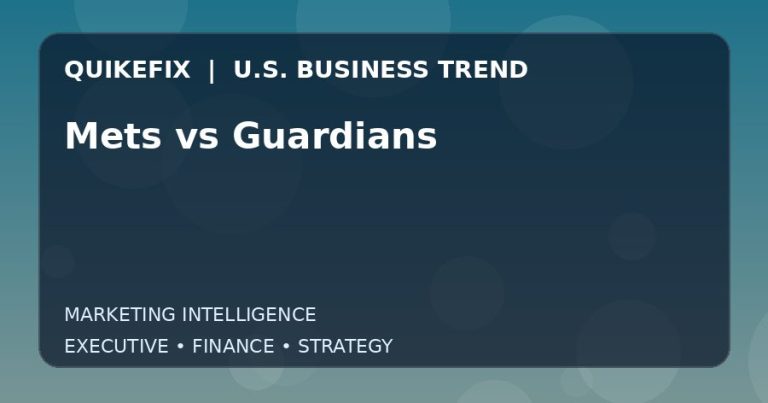 The Business Impact of Mets vs Guardians in the United States