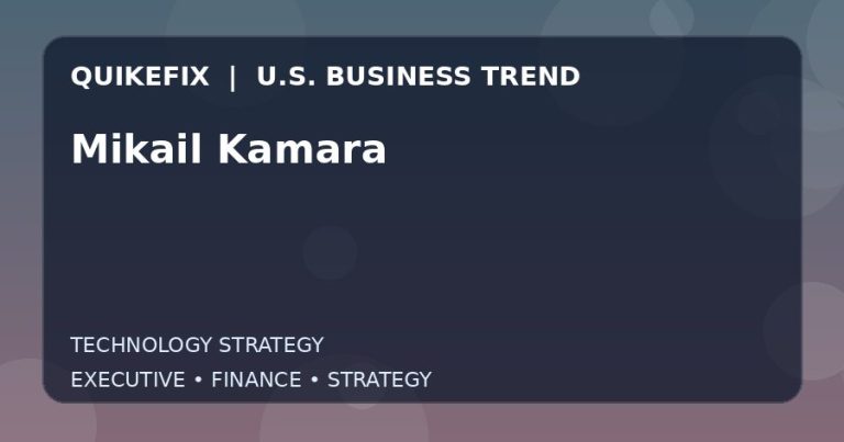 The Business Impact of Mikail Kamara in the United States