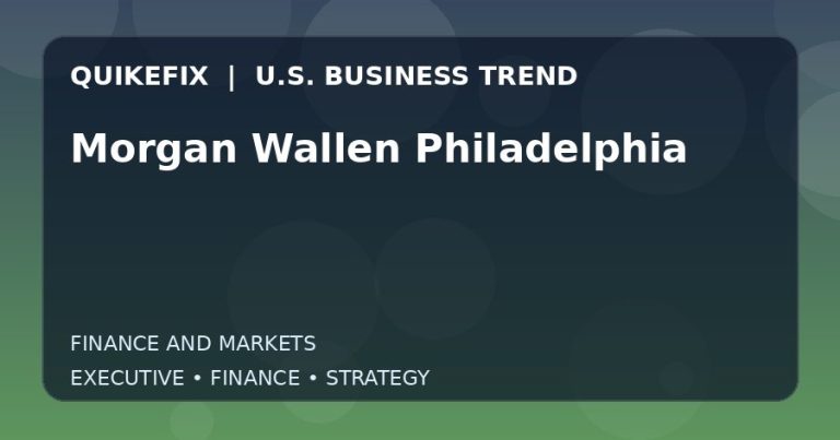 Why Morgan Wallen Philadelphia Matters to U.S. Decision-Makers
