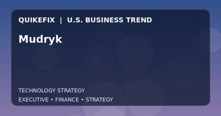 The Business Impact of Mudryk in the United States