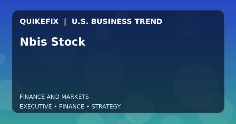 Nbis Stock: Business Risks, Opportunities and Next Steps