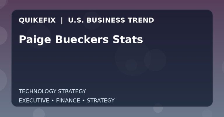 Paige Bueckers Stats: What U.S. Business Leaders Should Know
