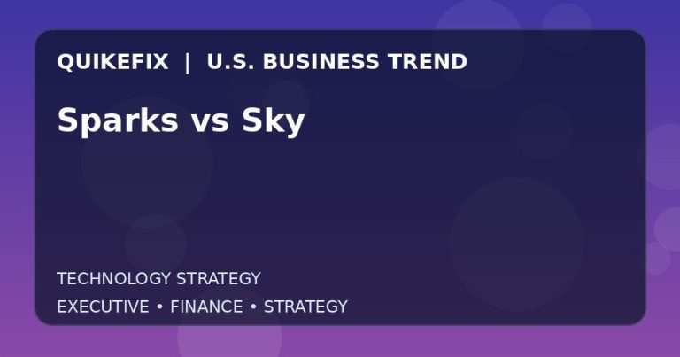 Sparks vs Sky: Business Risks, Opportunities and Next Steps