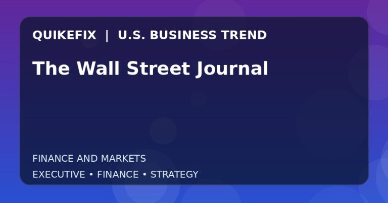 The Wall Street Journal: What U.S. Business Leaders Should Know