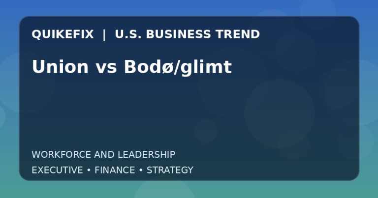 The Business Impact of Union vs Bodø/glimt in the United States