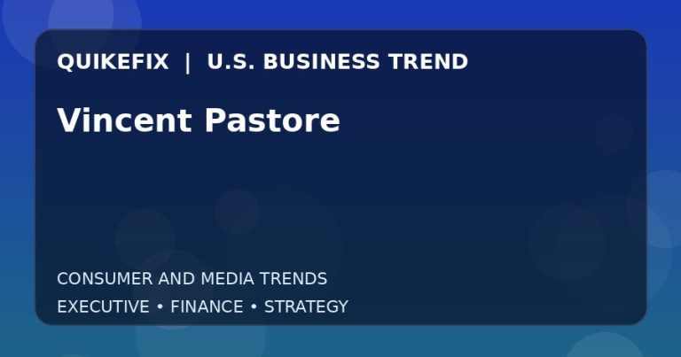 The Business Impact of Vincent Pastore in the United States