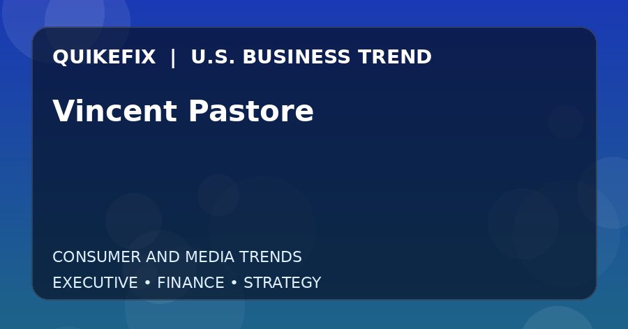 The Business Impact of Vincent Pastore in the United States