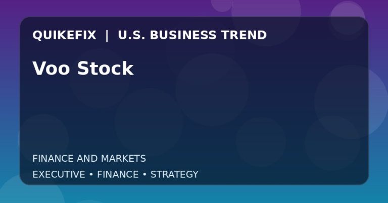 Voo Stock: Business Risks, Opportunities and Next Steps