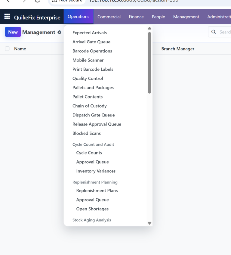 Warehouse and Inventory Management Software for Controlled Operations
