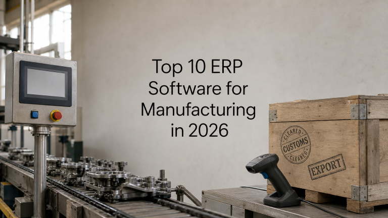 Top 10 ERP Software for Manufacturing in 2026