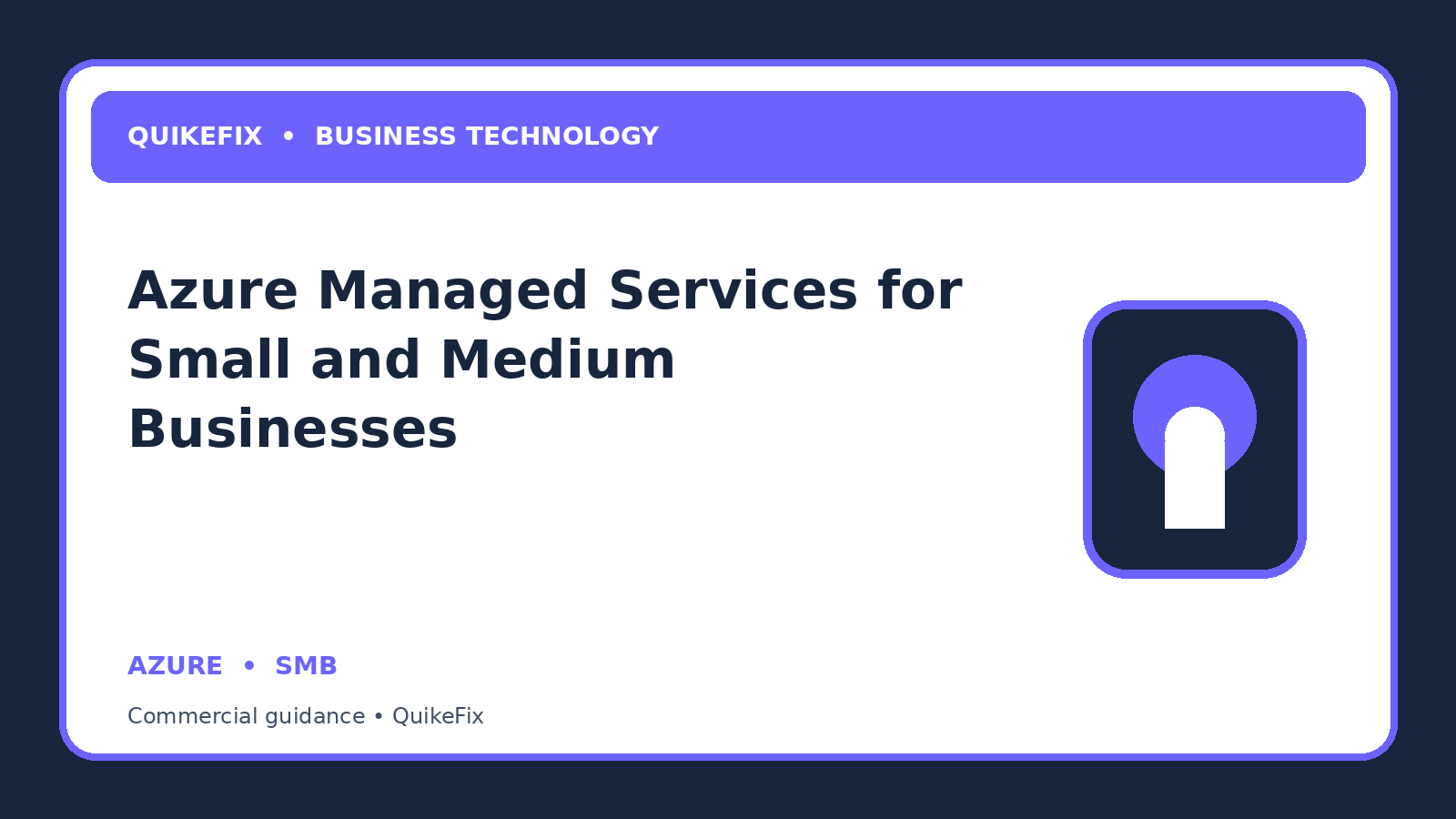 Azure Managed Services for Small and Medium Businesses
