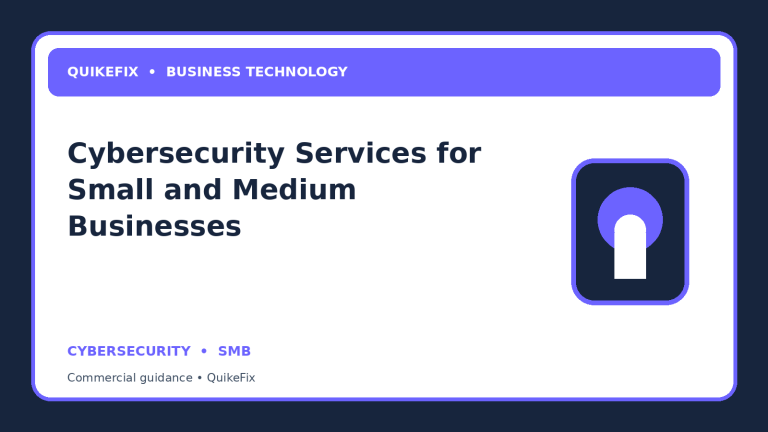 Cybersecurity Services for Small and Medium Businesses