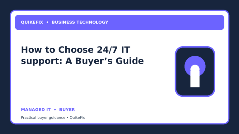How to Choose 24/7 IT support: A Buyer’s Guide