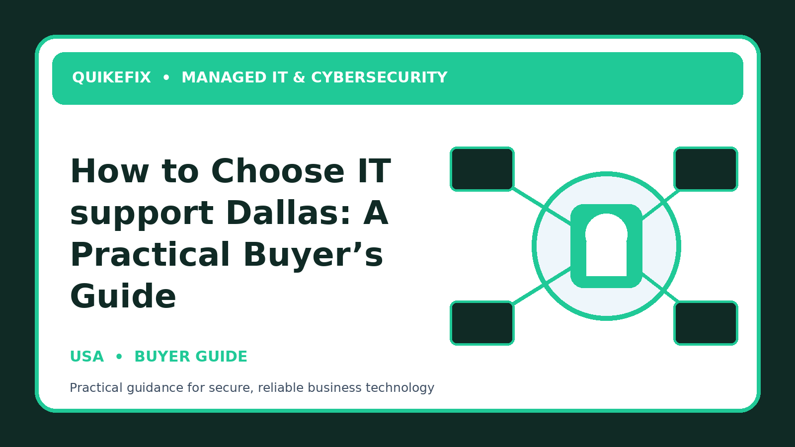 How to Choose IT support Dallas: A Practical Buyer’s Guide