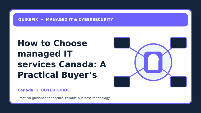 How to Choose managed IT services Canada: A Practical Buyer’s Guide