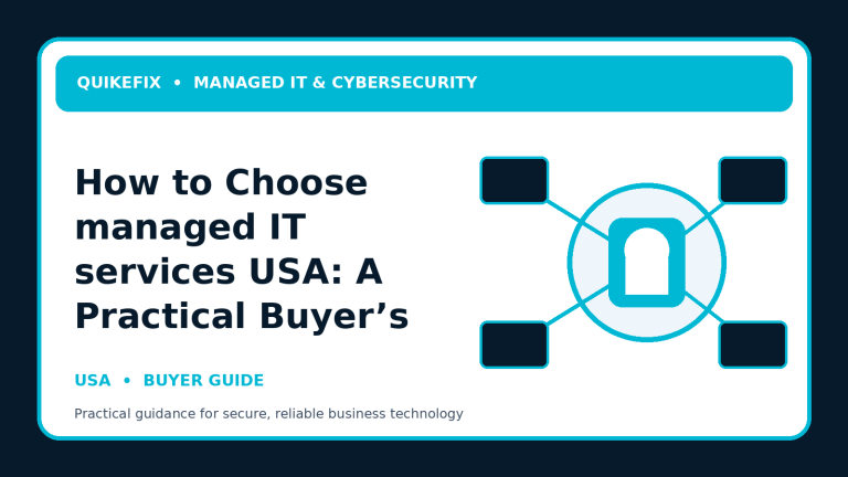 How to Choose managed IT services USA: A Practical Buyer’s Guide