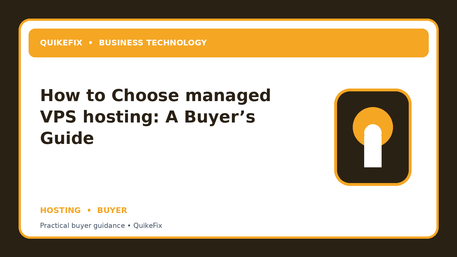 How to Choose managed VPS hosting: A Buyer’s Guide
