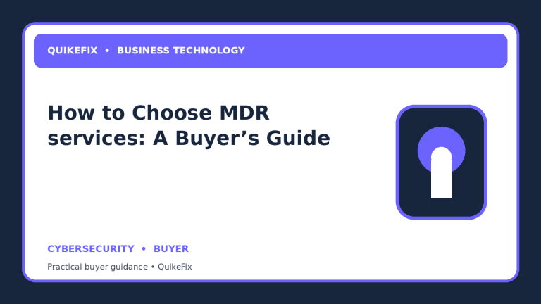How to Choose MDR services: A Buyer’s Guide