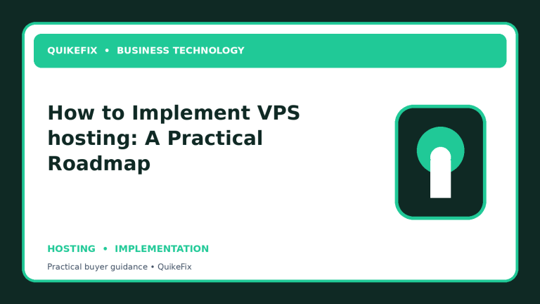 How to Implement VPS hosting: A Practical Roadmap