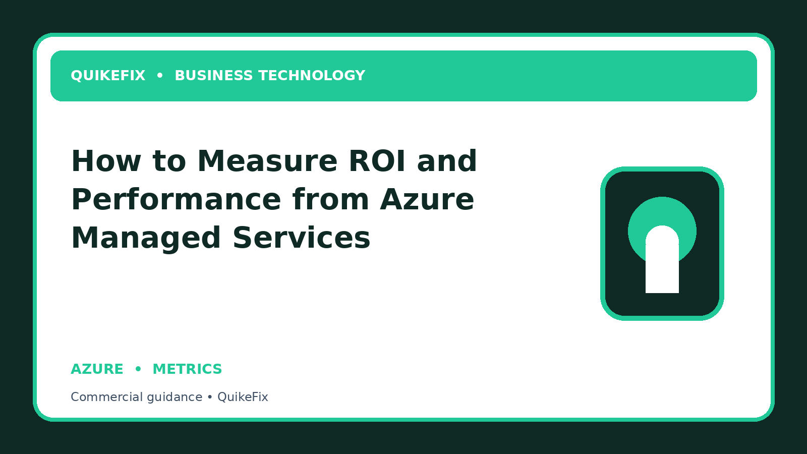 How to Measure ROI and Performance from Azure Managed Services